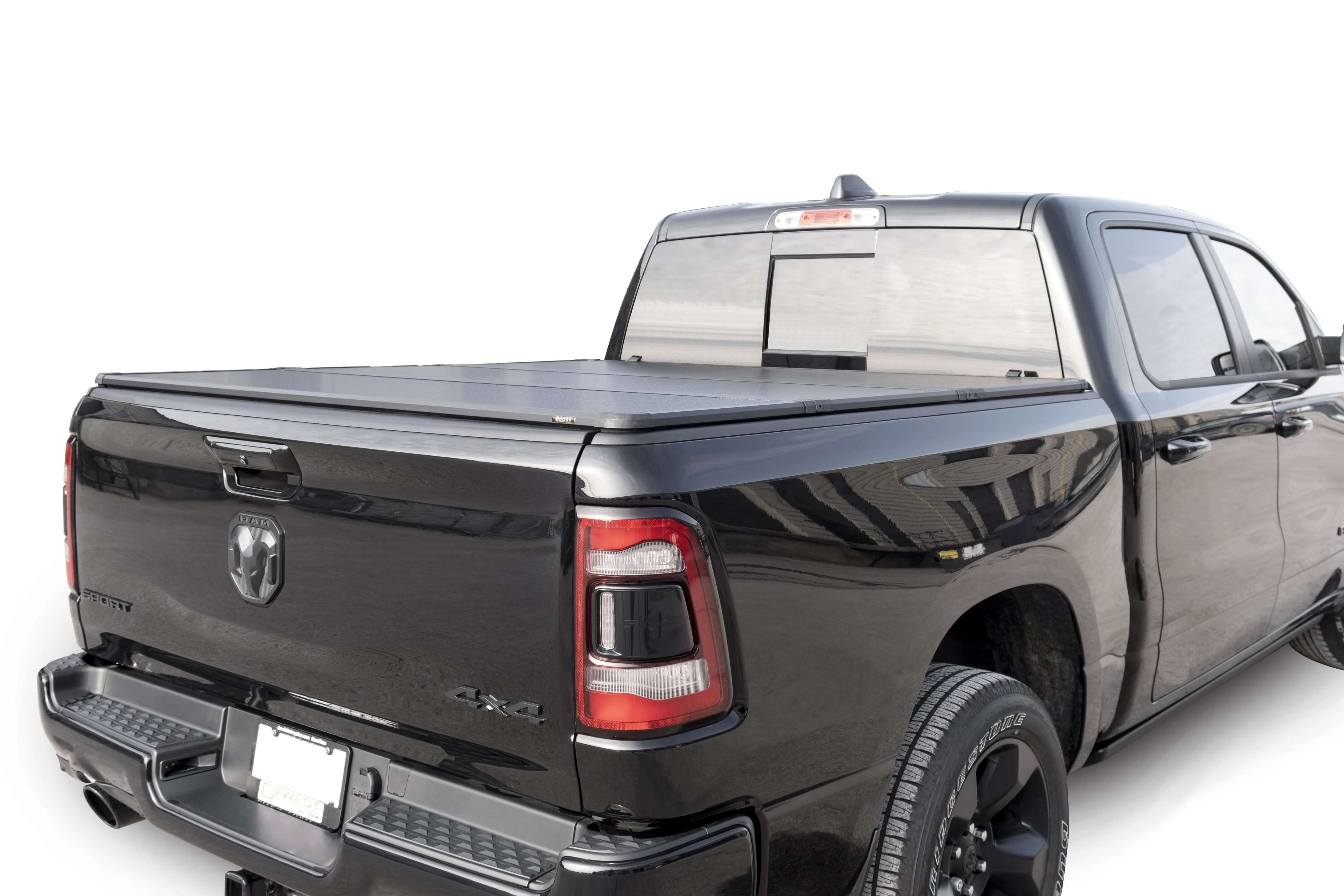 Dodge RAM 1500 Hard Tri-Fold Tonneau Cover - Image 13