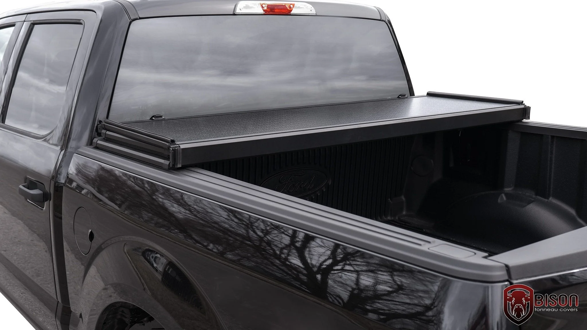 Dodge RAM 1500 Hard Tri-Fold Tonneau Cover - Image 3