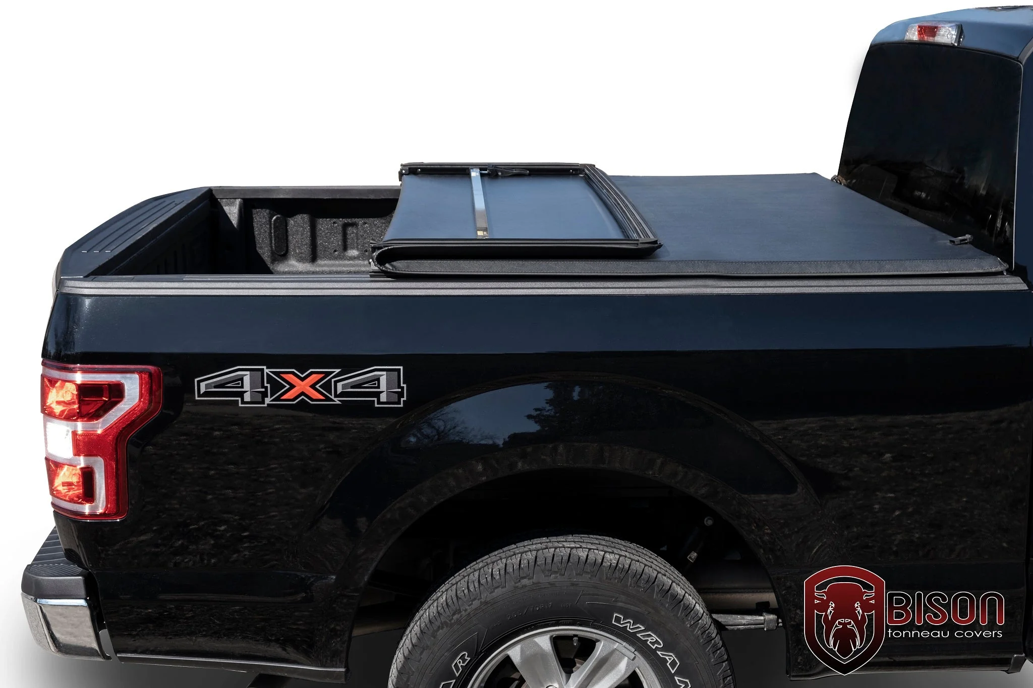 Ford F350 Super Duty Standard Short Soft Tri-Fold Tonneau Cover - Image 5
