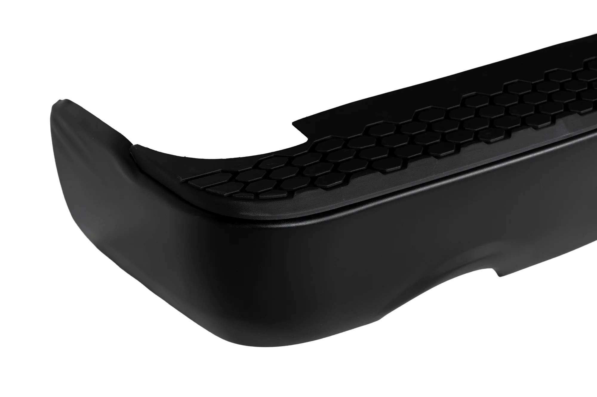 Dodge RAM 1500 Back Black Bumper (2009-2018) | With Exhaust Hole & Without Sensors - Image 3