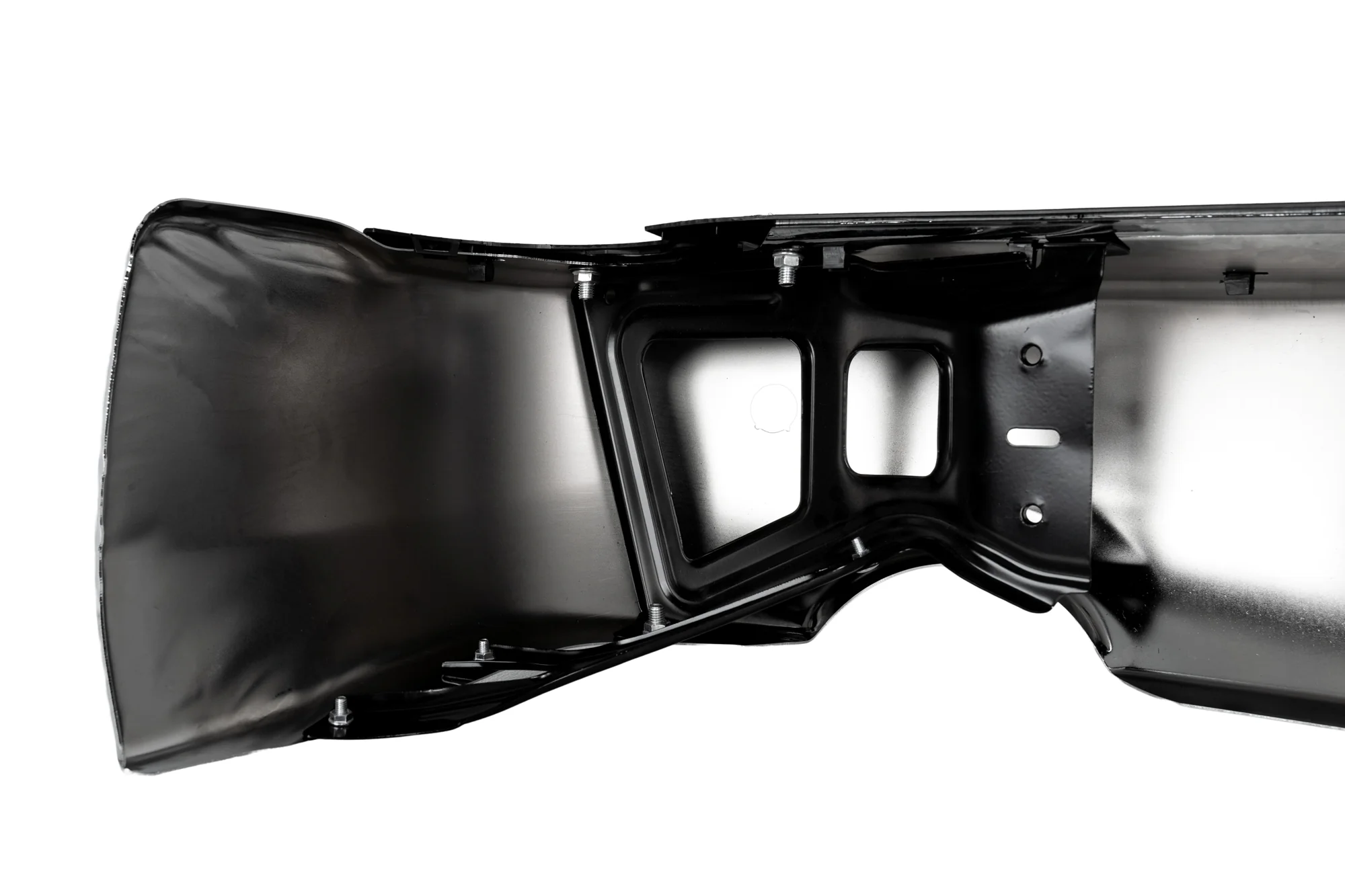 Dodge RAM 1500 Back Chrome Bumper (2009-2018) | With Exhaust Hole & With Sensors - Image 5
