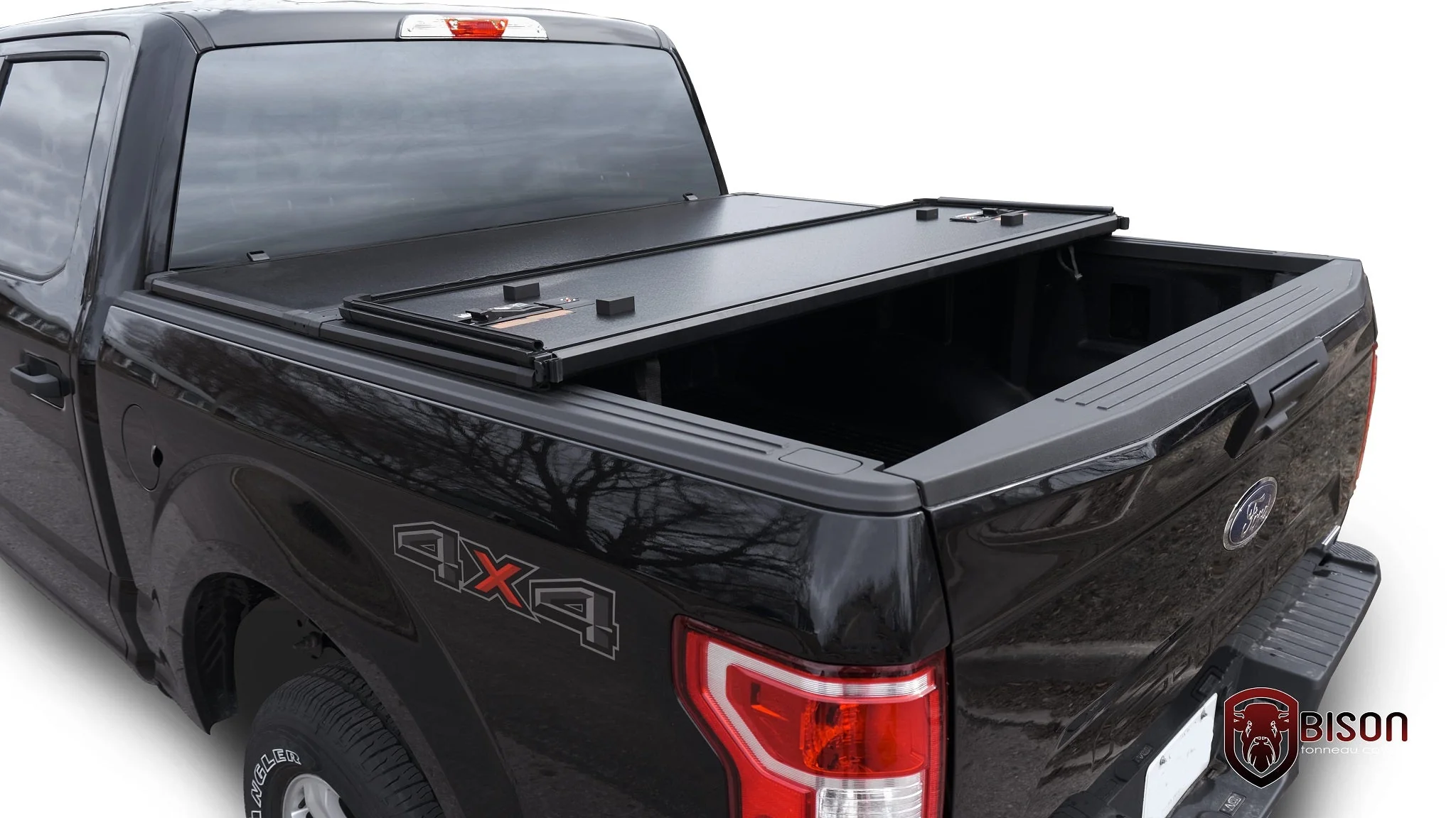 Ford F250 Super Duty Standard Short Hard Tri-Fold Tonneau Cover - Image 2