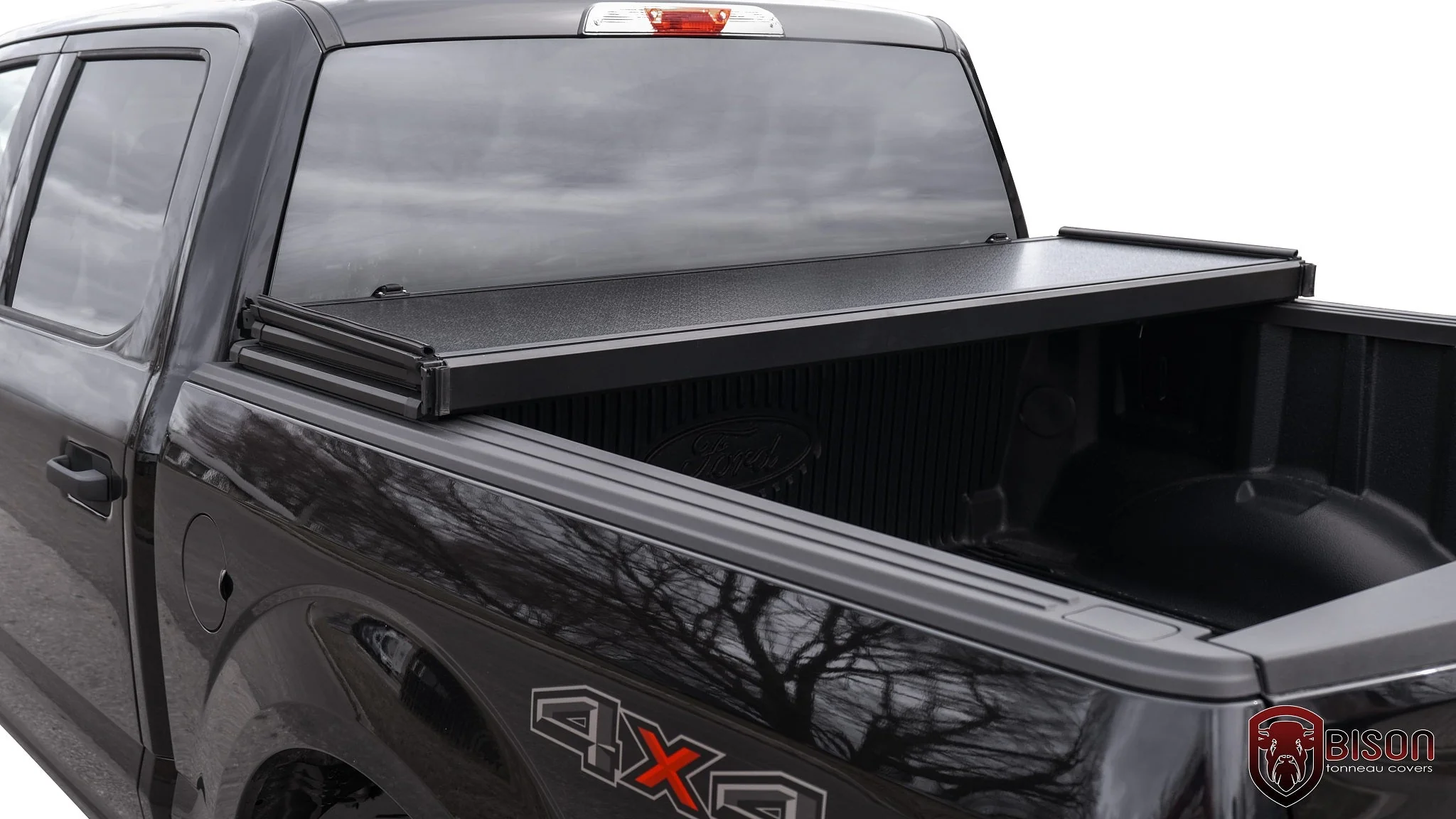 Ford F250 Super Duty Standard Short Hard Tri-Fold Tonneau Cover - Image 3