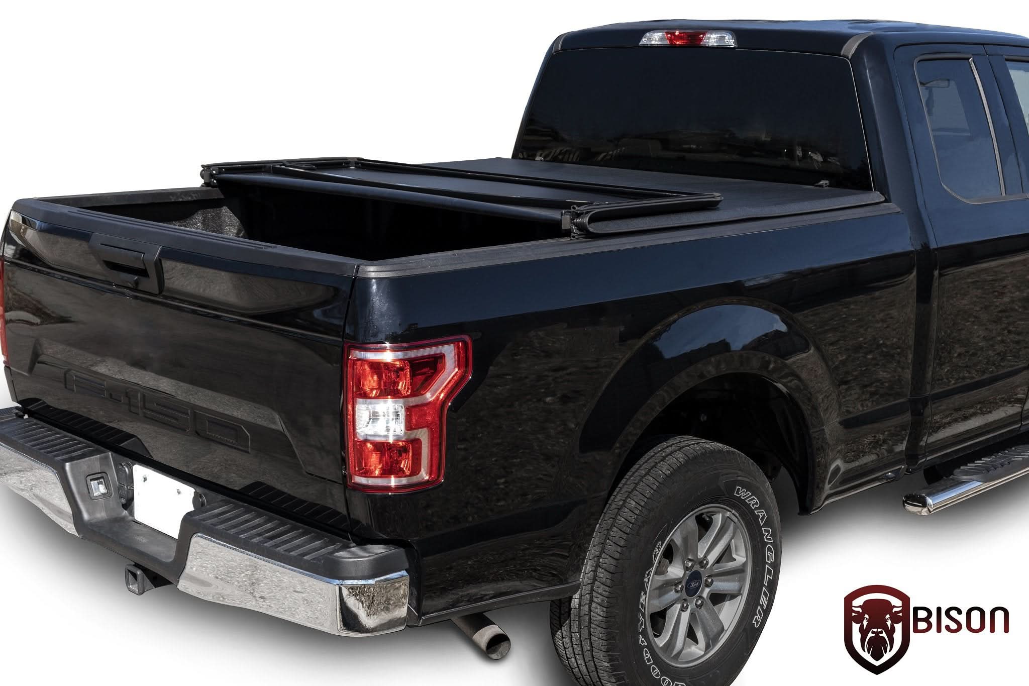 GMC Sierra 3500HD STD Short Soft Tri-Fold Tonneau Cover - Image 2