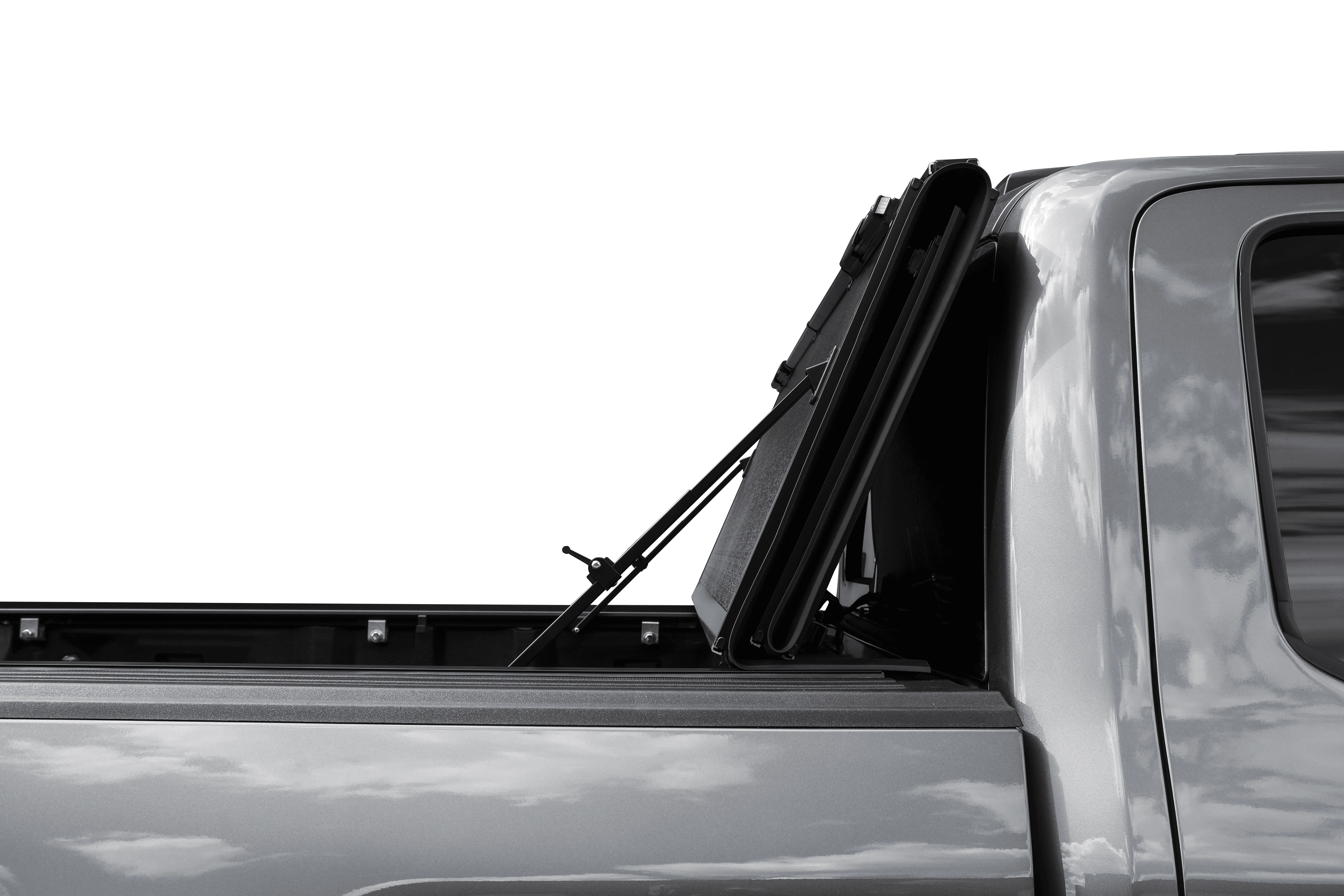 Chevy Silverado 3500 Flip Back Hard Tri-fold Tonneau Cover - Image 4